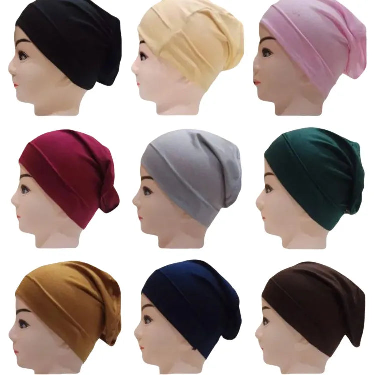 Hijab Tube Cap Under Scarf Hijab Cap-Head Cover Inner Caps Women Muslim Inner Hijabs Cap Underscarf Hijab for Girls