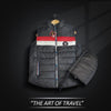 1 Pcs Men's Stitched Parachute Quilted plain jacket