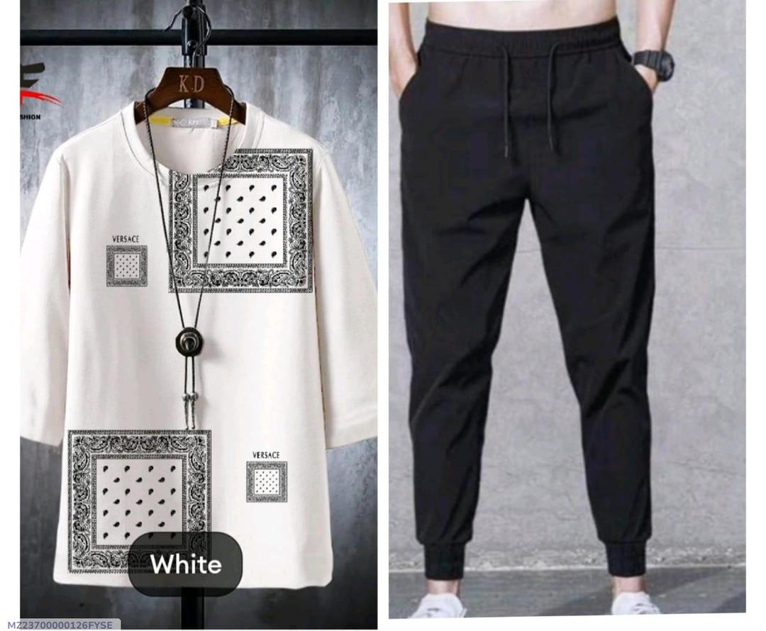 2 Pcs Men's Micro Interlock Graphic Sublimation Track Suit