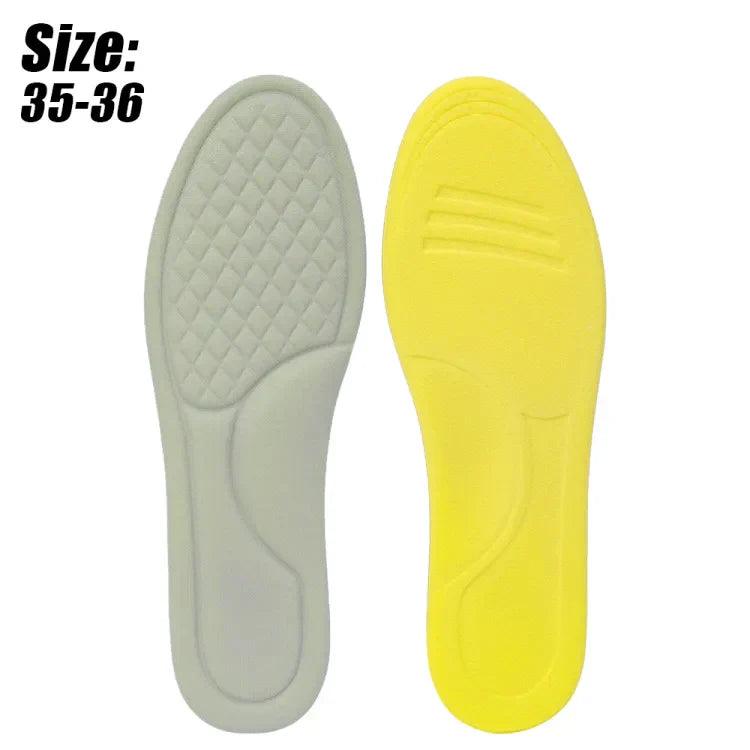 Memory Foam Orthopedic Insoles Shoe Pad Men Women Nano Antibacterial Deodorization Insole Sweat Absorption Running Cushion